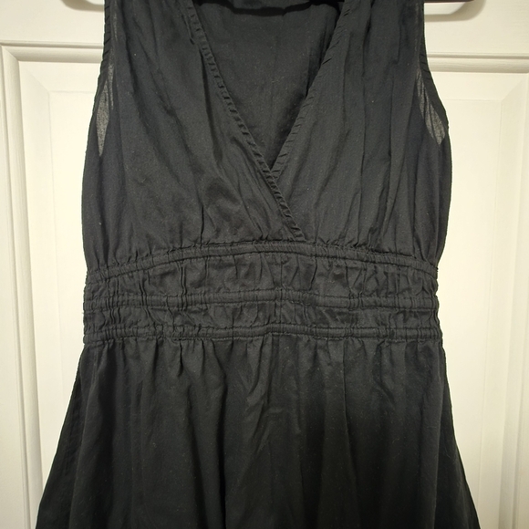 Converse Black Sleeveless V-Neck Mini Sundress Size Medium - Picture 2 of 7
